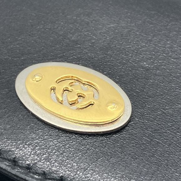 GUCCI Interlocking G 6-ring key case, leather, black, unisex - Picture 9 of 9